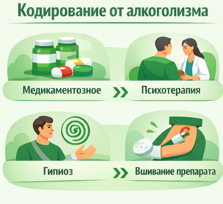 кодирование от алкоголизма в Славгороде Санати